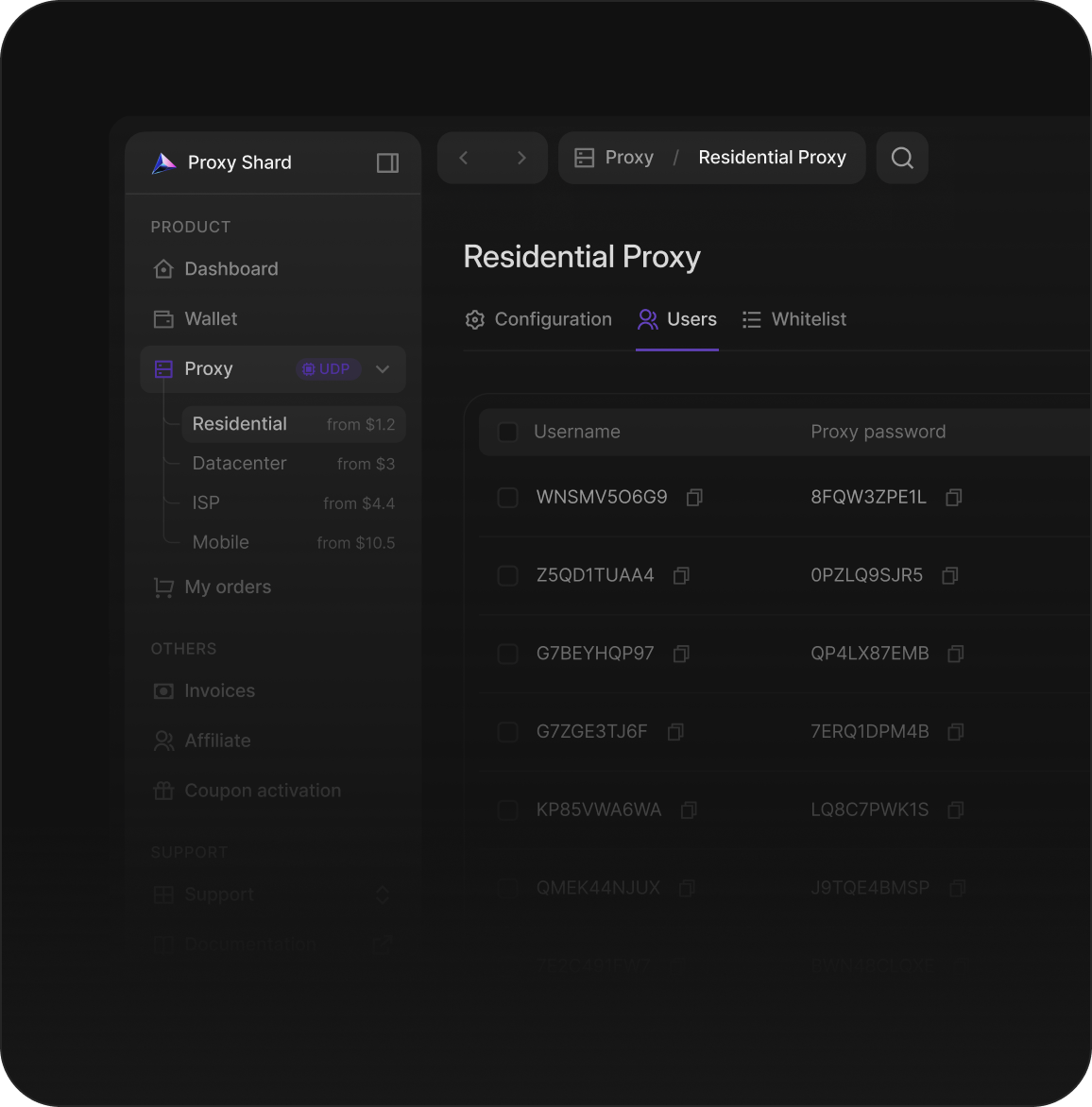Residential Proxy Feature