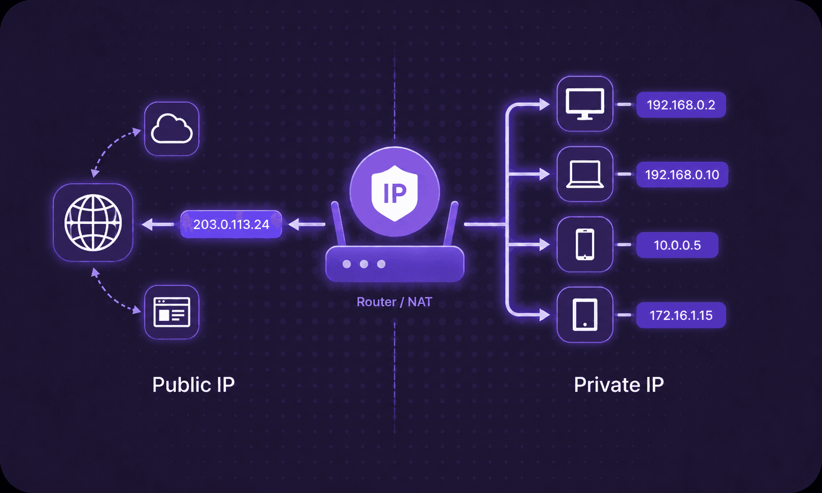 Что такое IP-адрес? Что такое публичные и частные IP-адреса.